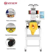 Single Head 9 Needles Flat Embroidery Machine